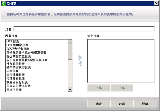 显示板组 - 创建“组”对话框。