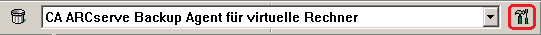 Drop-Down-Liste "Agent-Verwaltung" Konfiguration auf der Symbolleiste wird hervorgehoben.