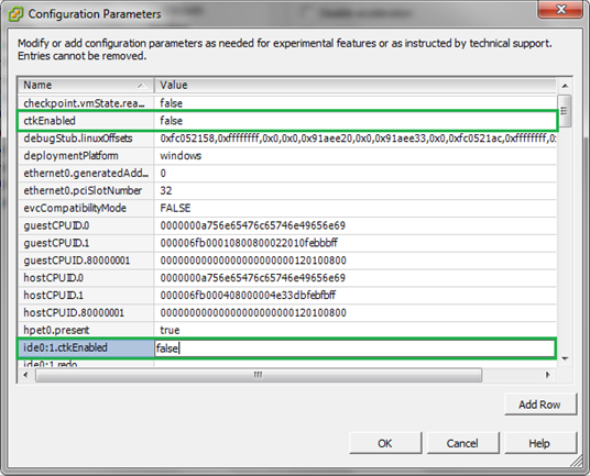 Configuration Parameters dialog. Locate the object and change the value to false.