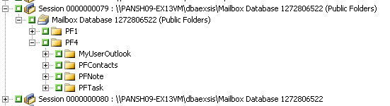 Microsoft Exchange Server 2013 Public Folder Structure