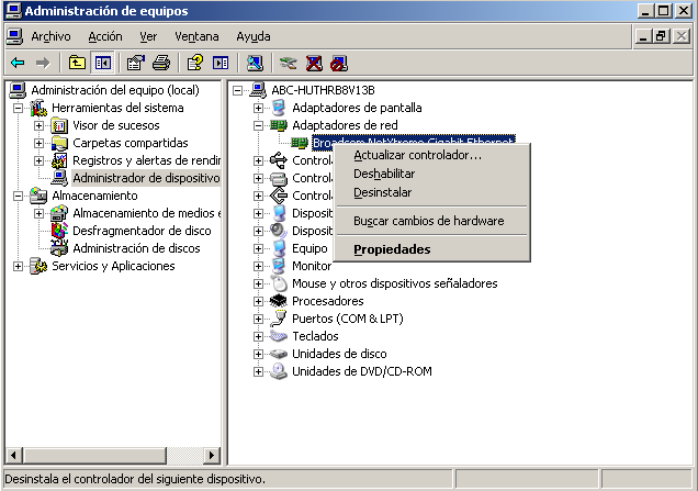Gestión de equipos