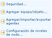 Opción Agregar/importar/exportar nodos