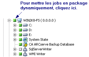 Mise en package dynamique de jobs.
