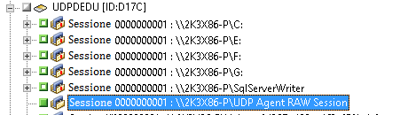 Sessione D2D/UDP