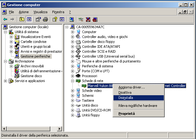 Gestione computer