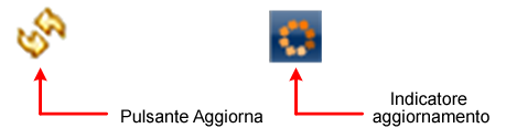 Aggiorna i pulsanti