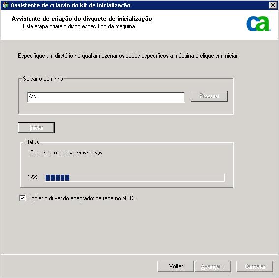 Criar disquete de inicialização