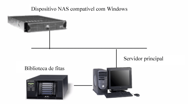 Configuração de dispositivos NAS alimentados pelo agente cliente para Windows