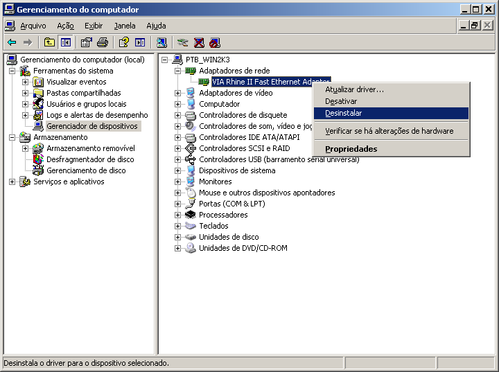 Gerenciamento de computador
