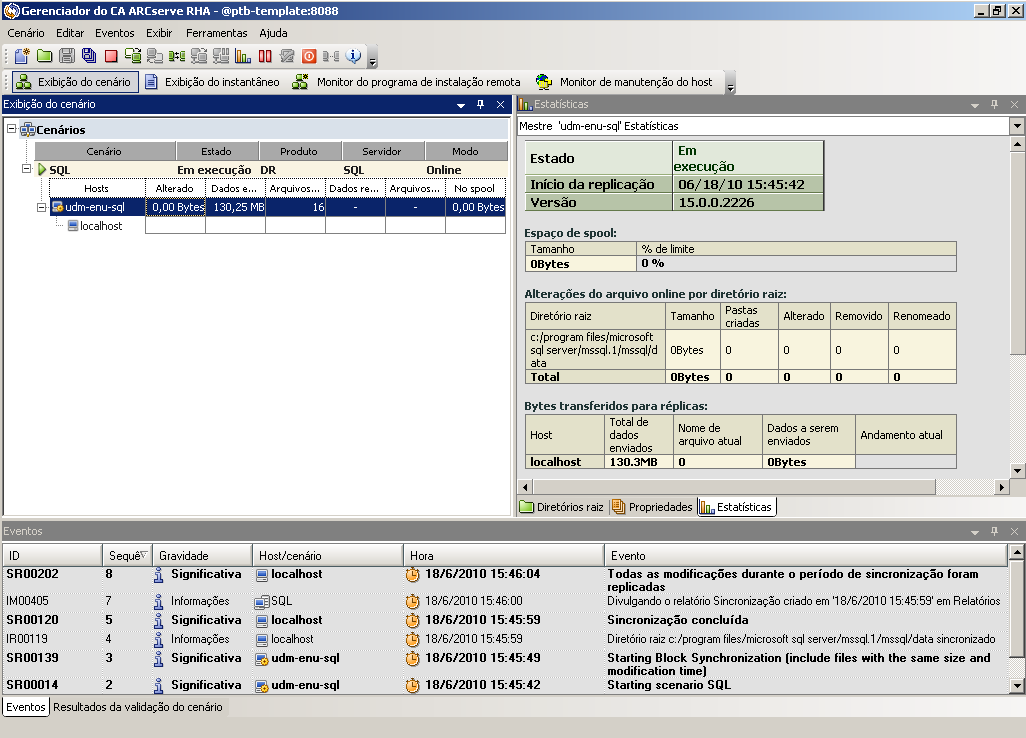 janela RHA Manager Overview