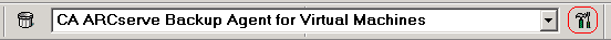 代理管理下拉列表。 “配置”被突出显示。