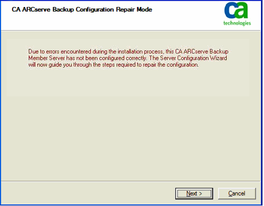 Server Configuration Wizard - Setup errors occurred on a member server