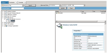 Restore Manager_Restore by Tree Example