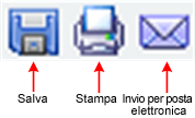 Icone di esportazione dei dati