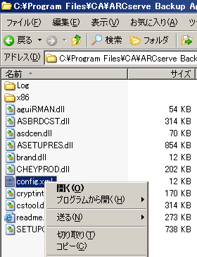 インストール ディレクトリ