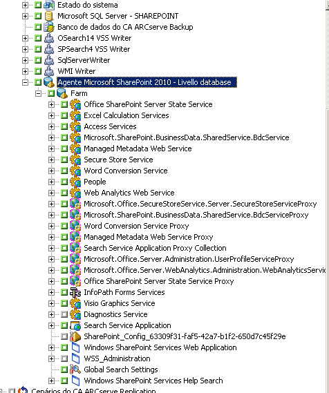 Farm do SharePoint no Server 2010