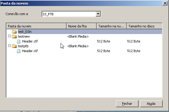 Procurar pasta da nuvem