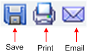 Schaltflächen für den Datenexport