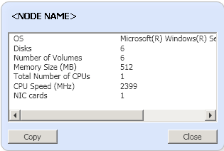 Node Information Pop-Up