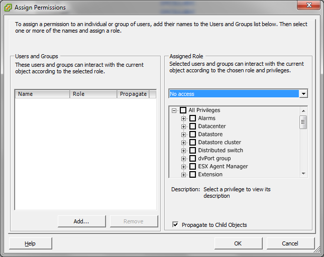 Assign Permissions dialog.