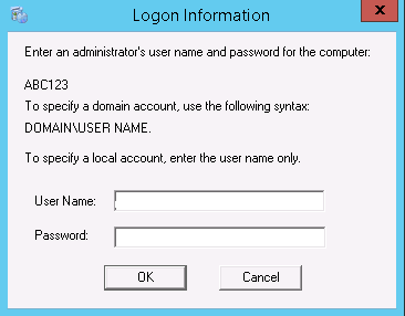 Remote Install Authentication