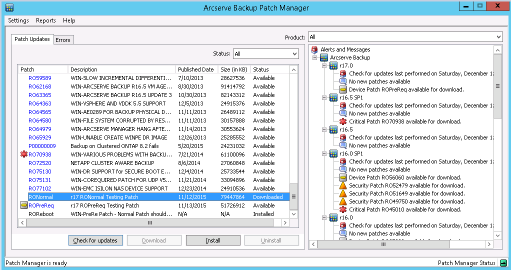Manually Install a Patch