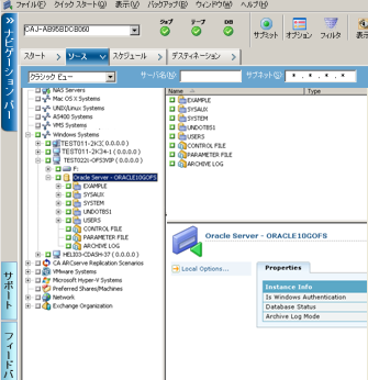 Backup in an Oracle Fail Safe Environment