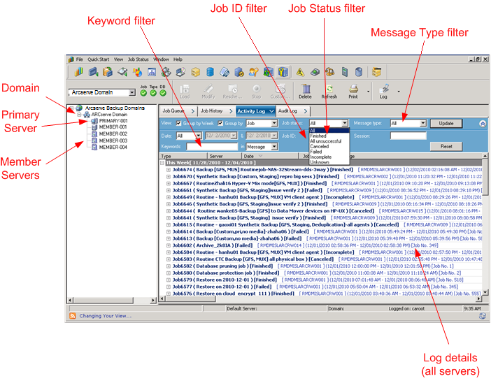 Illustration:Activity Log - Centralized Logging.