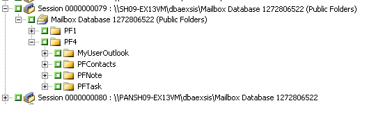 Microsoft Exchange Server 2013 Public Folder Structure