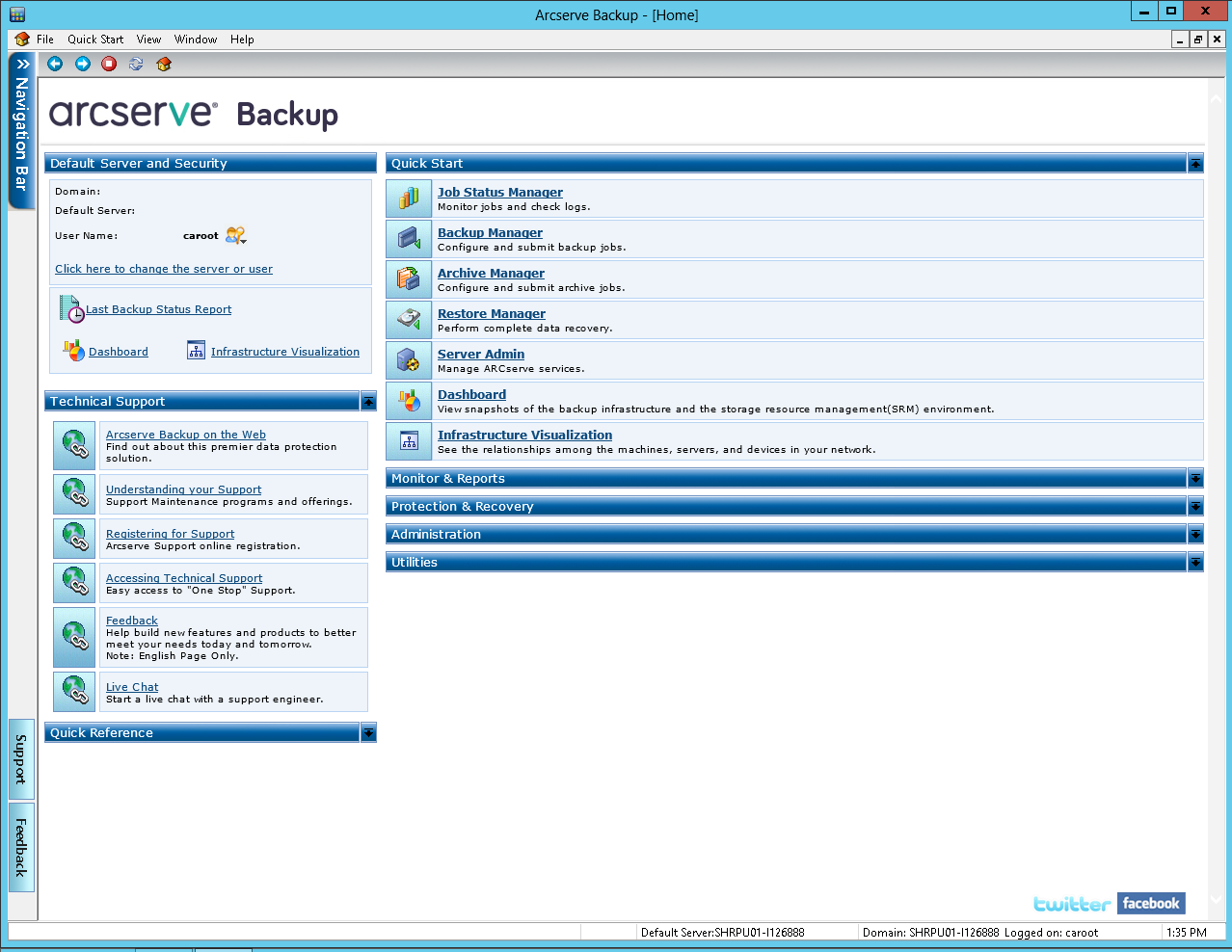 Arcserve® Backup for Windows Implementation Guide