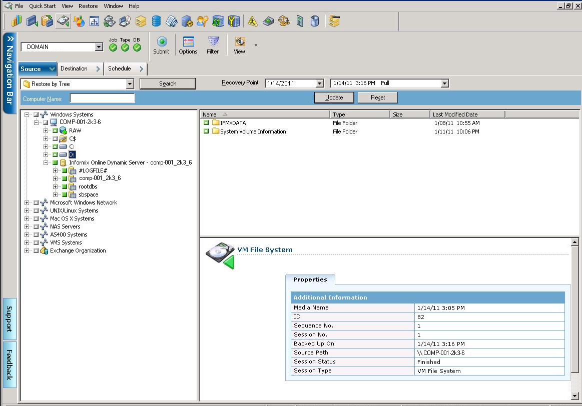 Arcserve Backup For Windows Agent For Ibm Informix