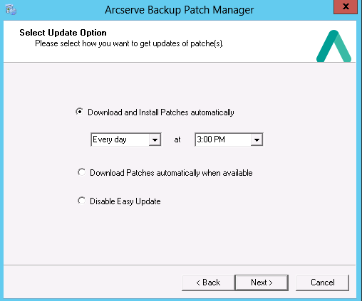 Select Update Type