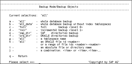 objetos Mode_Backup de copia de seguridad sin conexión