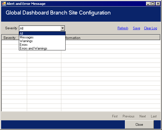 Gestionnaire de branches : Afficher plus d'infos