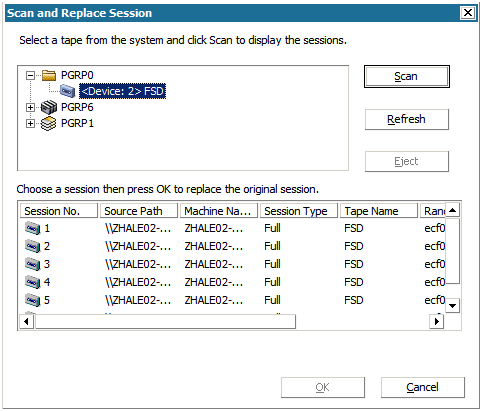 Analyser et remplacer la session