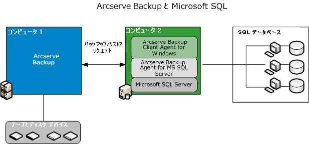 SQL Server と同じマシンに Agent for SQL Server をインストールする