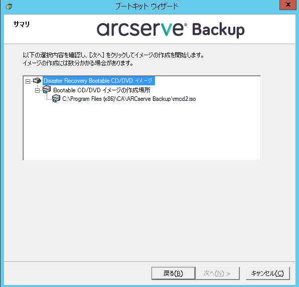 Bootable CD イメージ サマリ