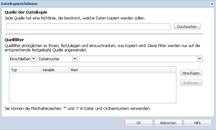 Dateikopie hinzufügen