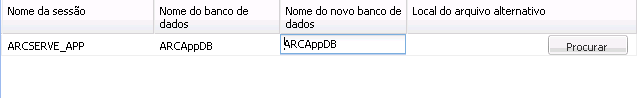 Recuperação de aplicativo - SQL 9 Restaurar em local alternativo - Instância