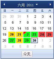 日历 - 恢复点