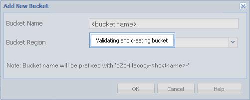 Cloud Configuration - New Bucket 2