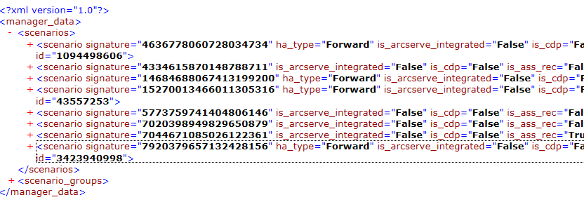 XML Data Format