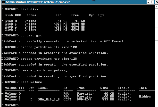 使用 convert dynamic 引數的 DiskPart 指令。