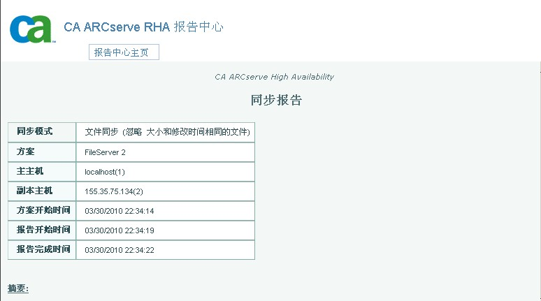 Exchange 方案的同步报告