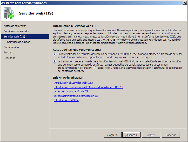 Asistente IIS: