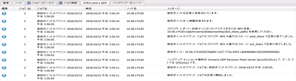 Linux サーバでの NFS 共有または WebDAV 共有のマウント