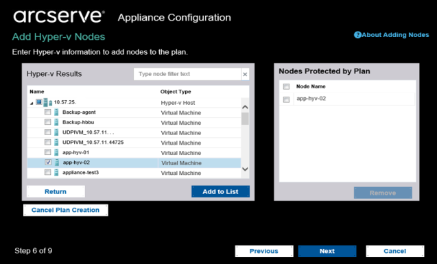 Add HyperV nodes