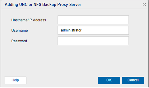 Add UNC path backup proxy server