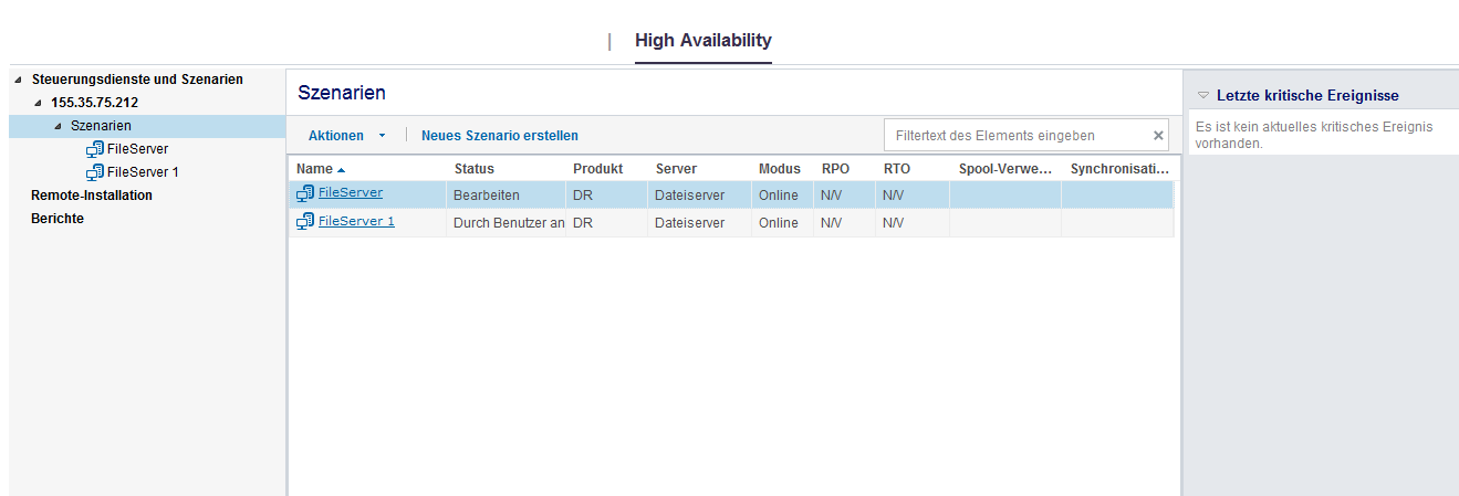 High Availability