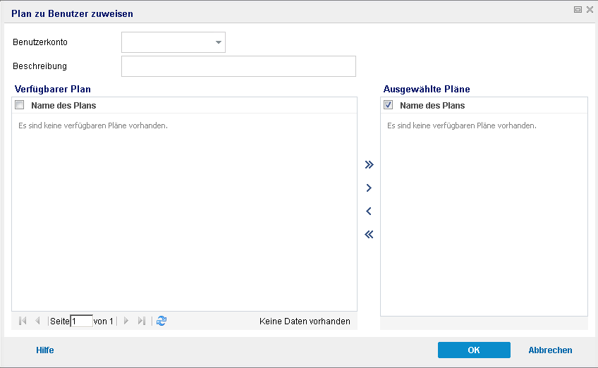 Assign plan to user (Plan zu Benutzer zuweisen)